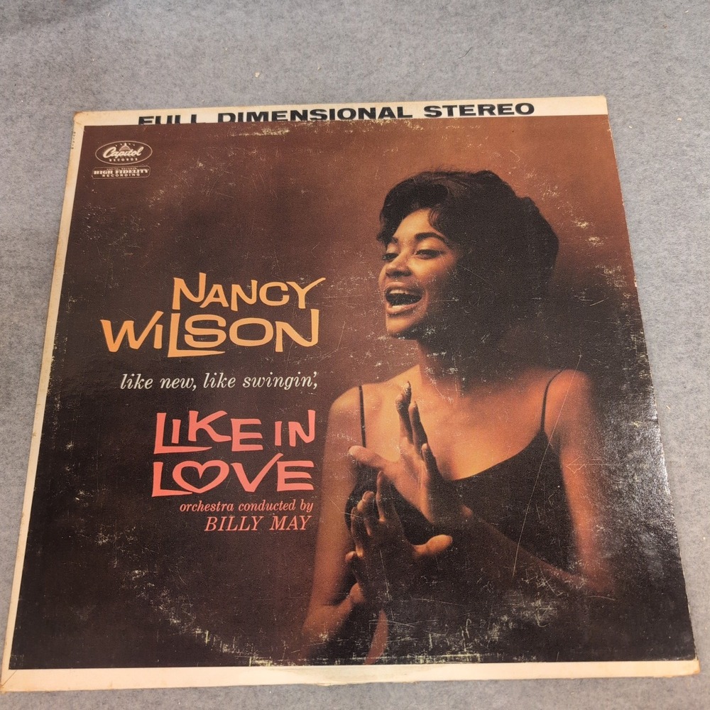 Nancy Wilson Like in Love Vinyl LP Capitol ST-1319 Billy May Orchestra 1960 - Picture 1 of 6